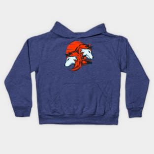 Two Heads Wolfs Kids Hoodie